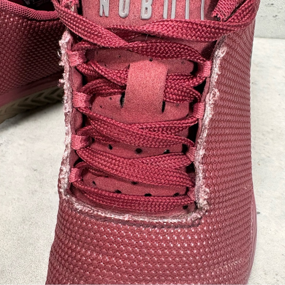 Nobull Outwork Edge Impact Womens Size 8 Burgundy Gum Athletic Shoes Sneakers - Picture 8 of 9